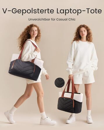 Сумка-шопер LOVEVOOK для жінок: велика, легка, 15.6