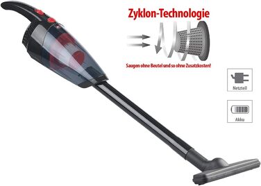 Акумуляторний ручний пилосос Sichler 2-в-1 для дому та авто, HEPA фільтр, 3,2 кПа