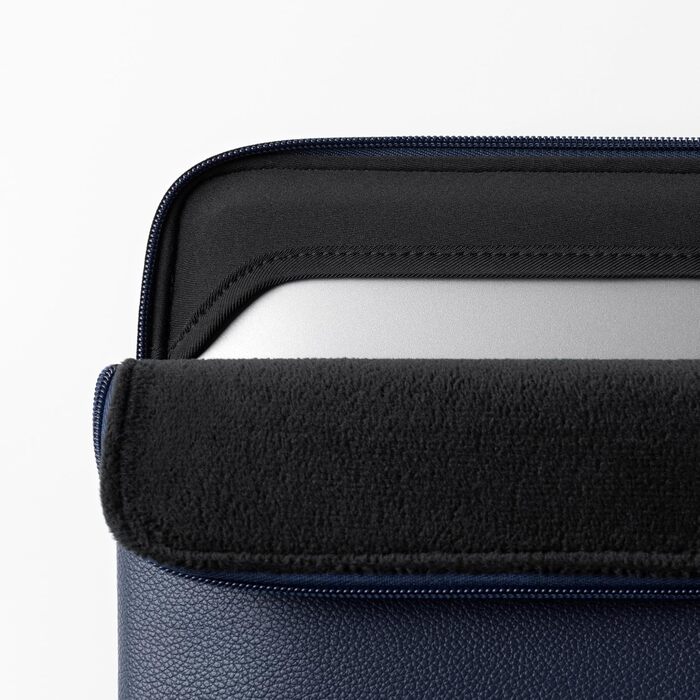 Захисний чохол-папка Comfyable Slim з екошкіри для MacBook Air та MacBook Pro 13/13.3/14 дюймів (M1, M2, M3, M4, M5 2021-2026), синій