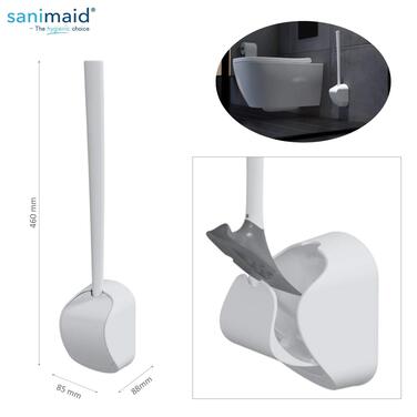 Sanimaid Paris туалетний йоржик білий з настінним кріпленням