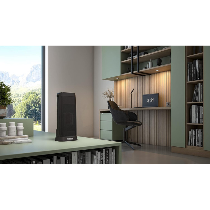 Тепловентилятор Olimpia Splendid Caldo Trendy ST, чорний, електричний, настільний