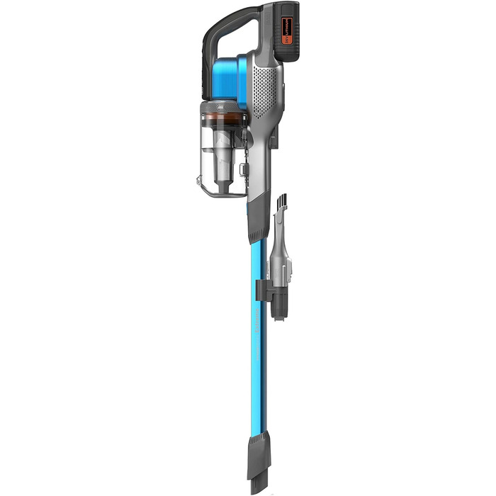 Бездротовий пилосос BLACK+DECKER 4-в-1 36В, 2.0А·год, електрощітка, ручний та вертикальний, безмішковий, з насадкою 2-в-1, акумулятором, зарядним та кріпленням, модель 2019