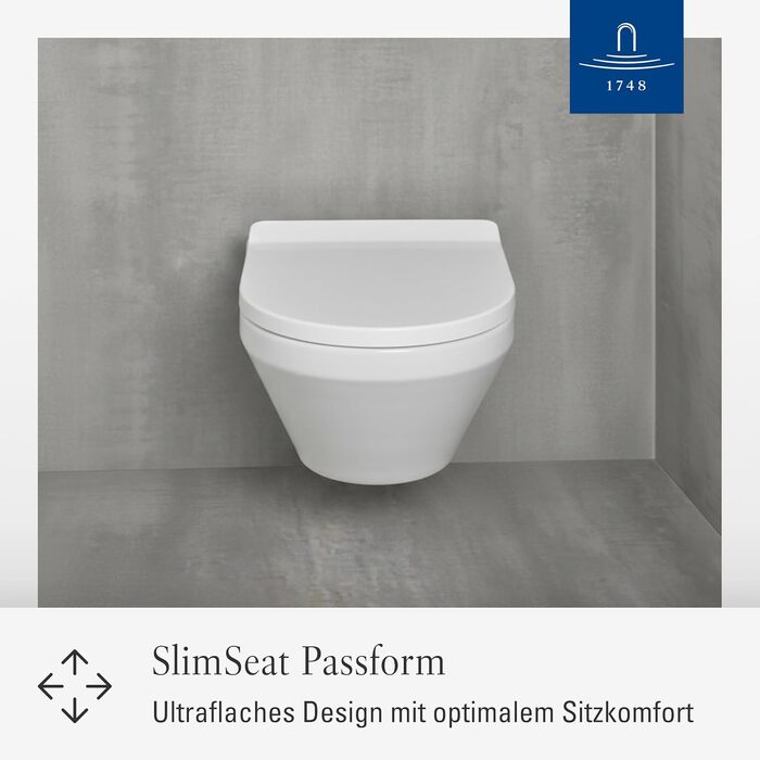 Сидіння для унітаза Villeroy & Boch Architectura D-подібне, біле глянцеве, з мікроліфтом (SoftClose), знімне, термопласт (дуропласт), арт. 98M9C101