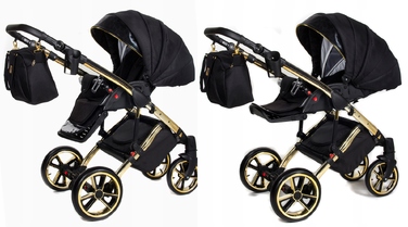Дитячий візок 3в1 Didibaby Daytona GT Black/Gold