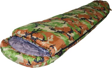 Спальний мішок-муми XXL BW Flecktarn для кемпінгу, до -18°C, Explorer