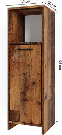 Пенал для ванної Vicco Kiko, дуб рустикальний, 30x95 см