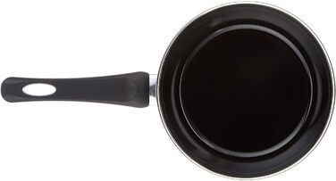 Сковорода Riess Gourmet 20 см емальована чорна, індукційна, 1 л, Classic