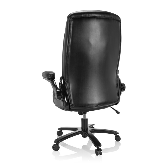 Надміцне крісло / офісне крісло INSTRUCTOR III XXL імітація шкіри чорний hjh OFFICE
