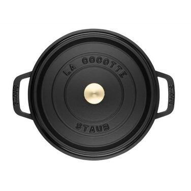 Кокотниця кругла 18 см, чорна Staub