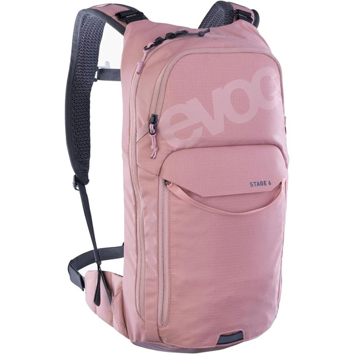 Рюкзак EVOC STAGE 6, 6 л, Dusty Pink, з регульованими лямками BRACE LINK, системою вентиляції AIR FLOW CONTACT, відділенням для інструментів, без гідратора, універсальний розмір