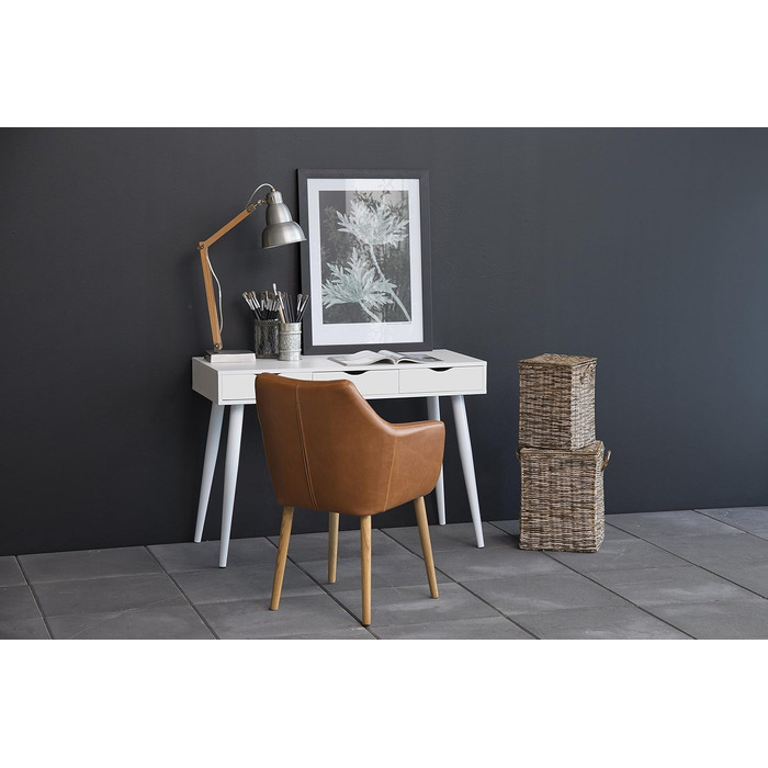 Письмовий стіл Ivar AC Design білий MDF 50x110x77 см