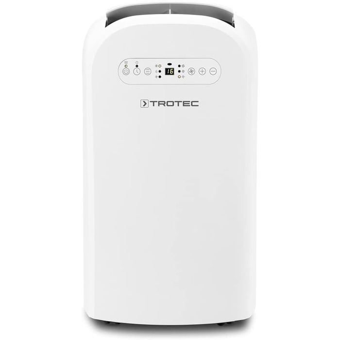 Мобільний кондиціонер TROTEC PAC 3500 3-в-1: охолодження, вентиляція, осушення, 3,5 кВт, 12 000 BTU/год, для приміщень до 45 м², 3 швидкості вентилятора