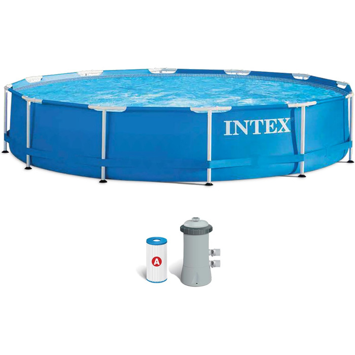 Каркасний круглий басейн Intex 366 x 366 см