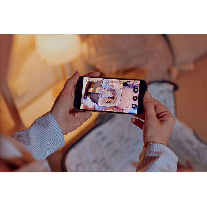 Відеоняня Lionelo Babyline Go: поворотна камера, нічний режим та нічник