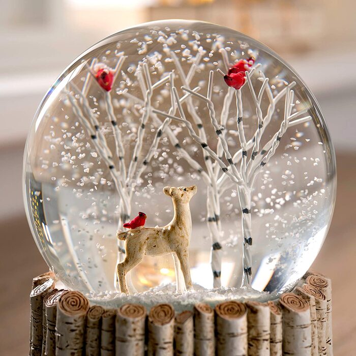 Снігова куля WeRChristmas, багатобарвна, 13 см, новорічний декор