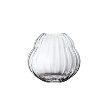 Ваза Villeroy & Boch Rose Garden Rosa 17 см - скляна ваза для квітів, прозора, для дому та ресторану