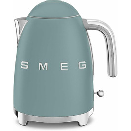 Електрочайник Smeg KLF03EGMEU смарагдовий, стиль 50-х, 1,7 л