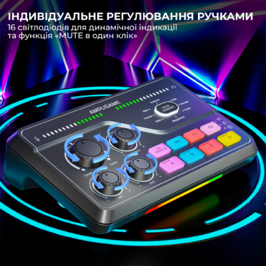 Аудіомікшер SC8 Fifine