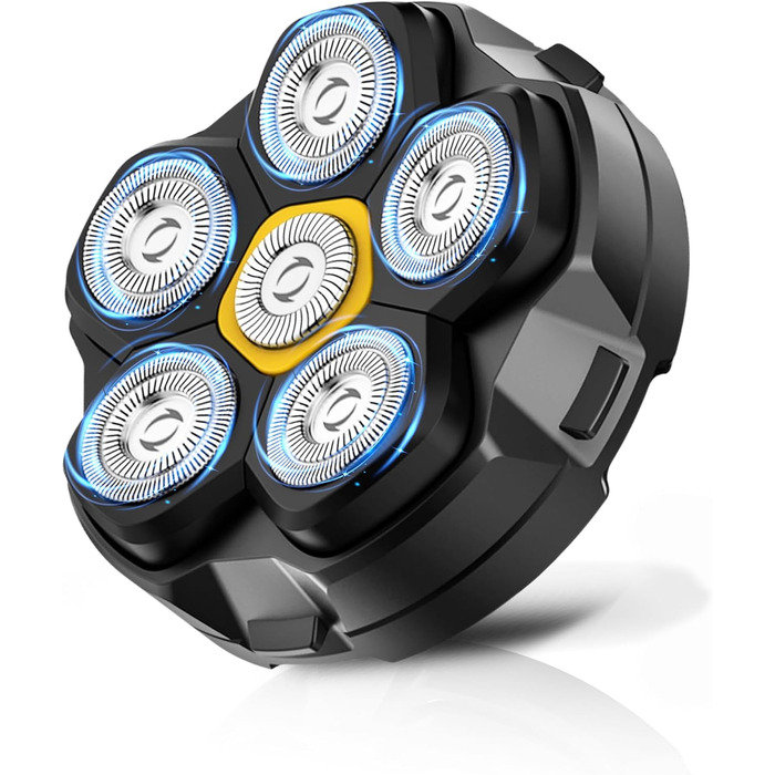 Машинка для гоління голови Glatzen 2026 IPX8, 6D, USB-C, чорна
