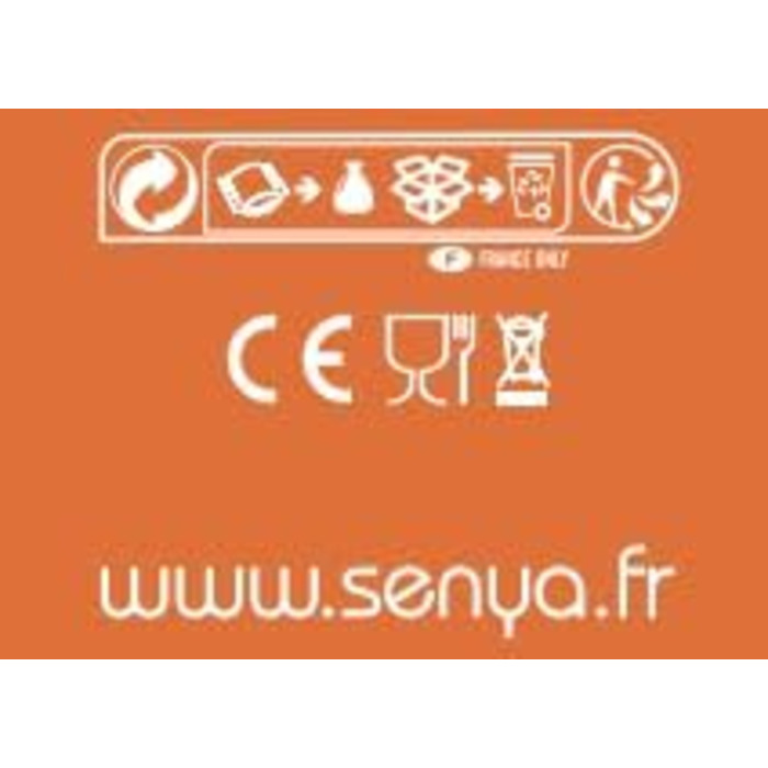 Стаціонарний блендер Senya Juicy Delight 250 Вт, 2 портативні пляшки, 6 лез з нержавіючої сталі, BPA-free, червоний