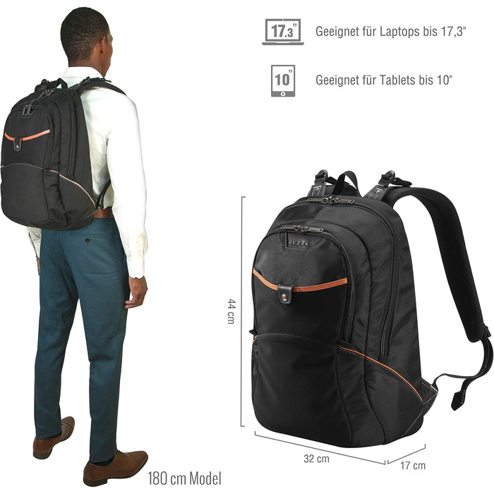 Рюкзак для ноутбука Everki Glide 17.3