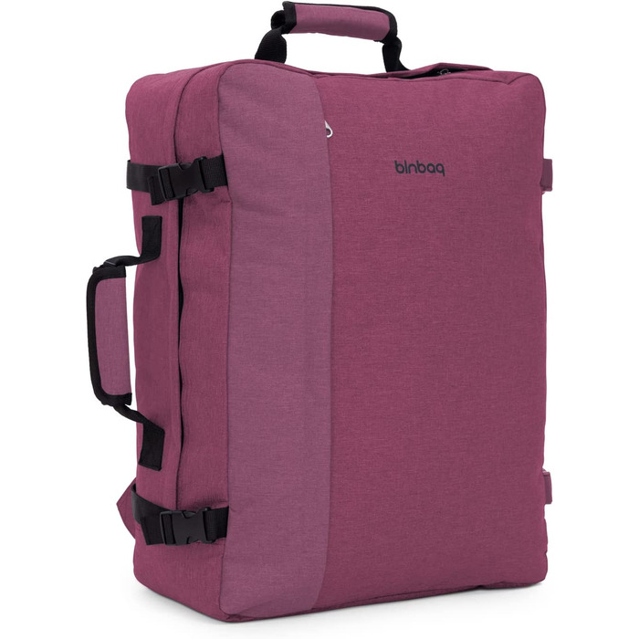 Ультралегкий туристичний рюкзак blnbag M3, 35 л, бордовий, універсальний, з м'якими регульованими лямками або ручкою для перенесення, для подорожей, унісекс