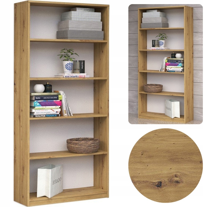 Стелаж TopEshop 80 x 30 x 182 см, дуб