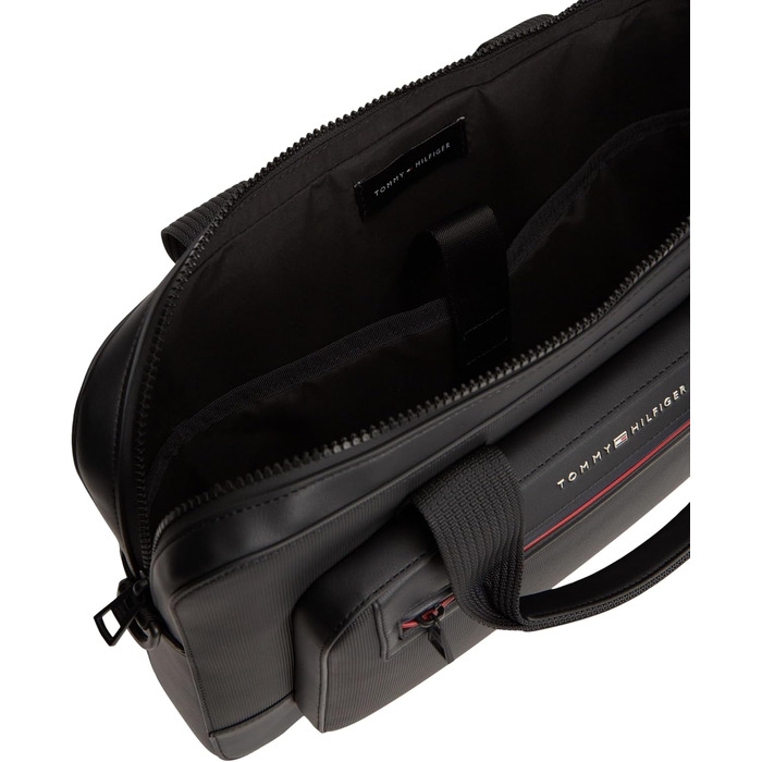 Сумка для ноутбука Tommy Hilfiger Th Foundation Computer Bag BDS, чорна, універсальний розмір