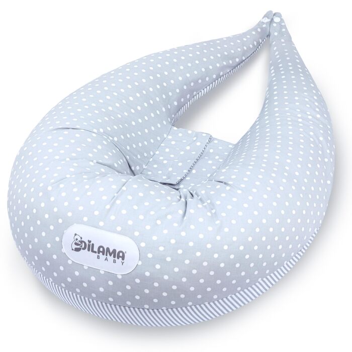 Подушка для вагітних Dilamababy з Memory Foam, бавовняний чохол, підтримка для годування груддю, XXL розмір