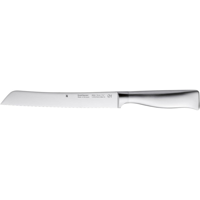 Набір кухонних ножів Grand Gourmet WMF, 6 предметів, Made in Germany, з блоком, 15 см, нержавіюча сталь