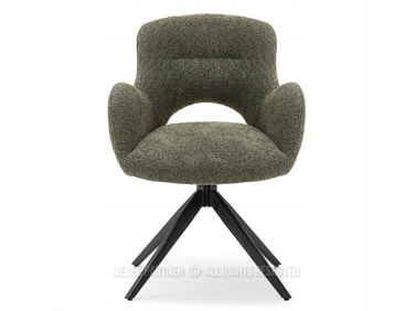 Стілець Mebel-Partner, оббивка тканина, зелений, 1 шт.