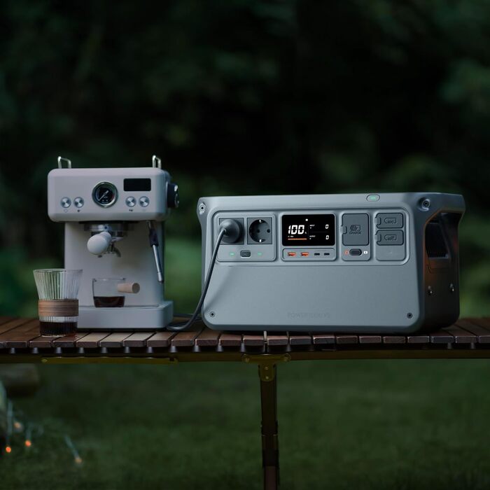 Портативна зарядна станція DJI Power 1000 V2 1024Wh 2600W, LiFePO4 акумулятор, швидка зарядка, сонячна панель, генератор для кемпінгу та дому