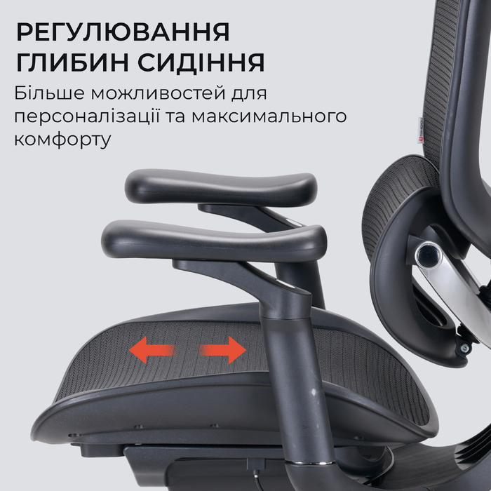 Крісло офісне Sihoo C300 LITE V2 Black