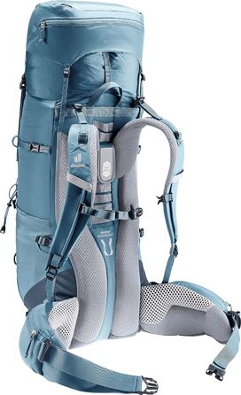 Рюкзак для трекінгу Deuter Aircontact Lite 40+10 л, легкий, атлантик-інк, однотонний