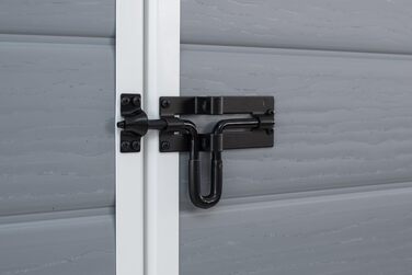 Садовий будиночок Keter Manor 6x8 DD, сірий, 7.6 м³ - металевий, для інструментів та саду