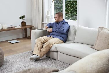 OMRON HN300T2 Intelli IT – розумні електронні ваги для тіла з Bluetooth, для дому, підключення до смартфона, сірі