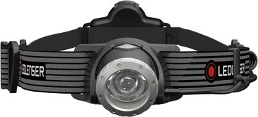 Налобний ліхтар Ledlenser H7 SE LED 300 Люмен, 160 м, з фокусуванням, заднім підсвічуванням, батареями та USB-кабелем