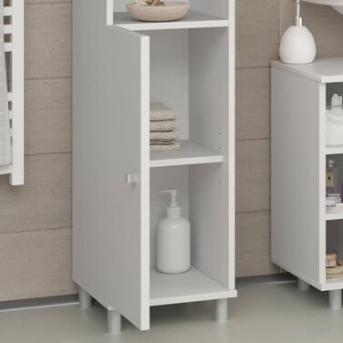 Шафа для ванної Vicco Fynn, біла, 30x190 см, вертикальна