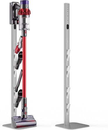 Підставка для пилососа OUTBROS сумісна з Dyson Gen5, V15s, V15, V12 Slim, V11, V10, V8, V7, V6, універсальна, підлогова, срібляста