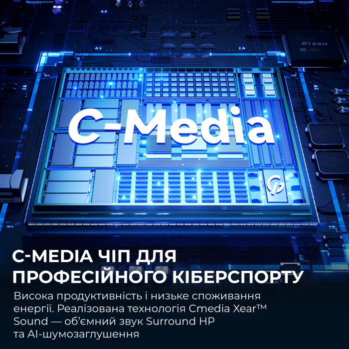 Бездротова ігрова гарнітура GamePro Asgard Freya Pro (HSW201WB)