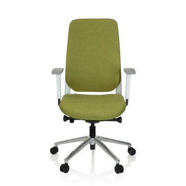 Офісне крісло / поворотне крісло CHIARO T4 WHITE тканина зелена hjh OFFICE