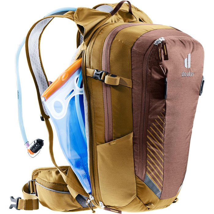 Жіночий велосипедний рюкзак Deuter Compact EXP 12 SL, 12 л, колір фіолетово-бежевий (raisin-almond)