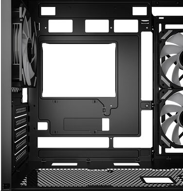 Корпус для ПК Sharkoon MK6 RGB Micro-ATX чорний