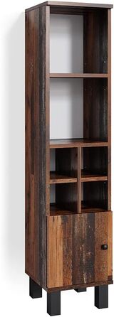 Висока шафа Vicco Fynn, дуб рустикальний, 30x130,6 см, з малою дверцятами