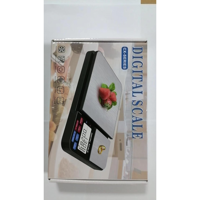 Diyife кухонні ваги з двома платформами 10кг/1г і 500г/0,01г, цифрові точні ваги для кухні, випічки, ювелірних виробів, 7 одиниць виміру, тара, підрахунок, авто-вимкнення, з батарейками