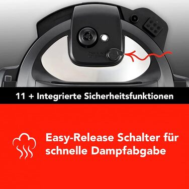 Instant Pot DUO CRISP + Air Fryer 8L Мультикухня: 11 функцій в 1. Швидковарка, фритюрниця, пароварка, мультиповарня, з металом