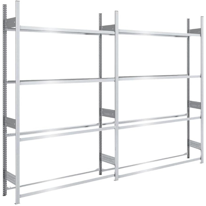 Стійка для шин PROREGAL PROEGAL, німецька якість, 200x100x43 см, 3 яруси, вантажопідйомність 150 кг, до 5 шин на ярус. Ідеально для гаража.