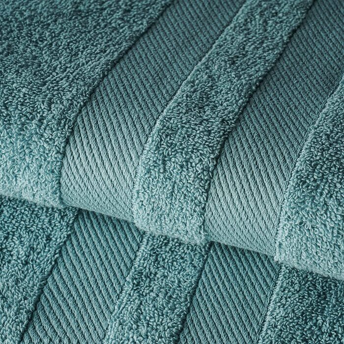 Набір рушників Homewell – м’які та поглинаючі, 100% бавовна, Oeko-Tex 100, 5 гостьових рушників 30x50 см, бірюзові