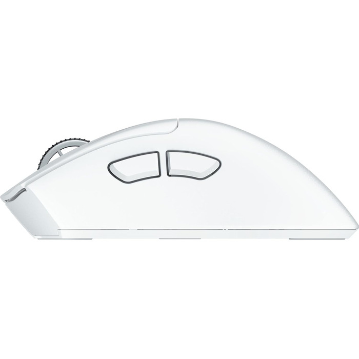 Ігрова бездротова миша Razer DeathAdder V4 Pro White: ергономічна, ультралегка (55г), 26K DPI, HyperSpeed, до 100 годин роботи