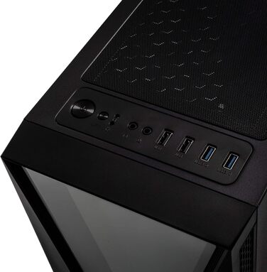 Корпус для ПК KOLINK Void RGB Midi Tower з гартованим склом, ігровий комп'ютерний корпус з підсвічуванням, вентилятор у комплекті